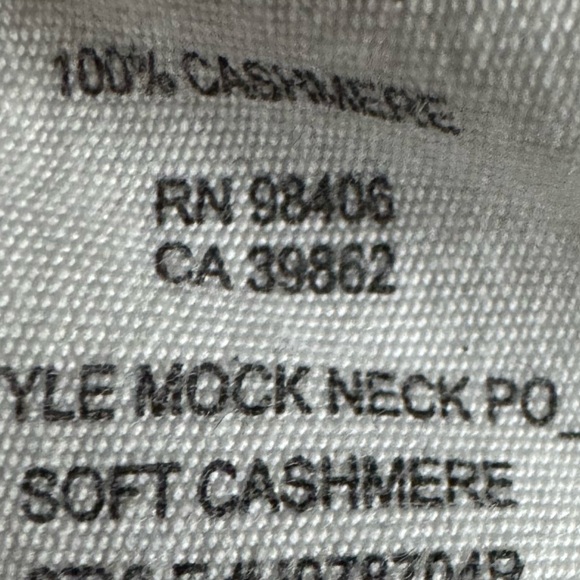 Theory Gray 100% Cashmere Turtleneck Sweater S 365 Collection $365 - Picture 3 of 3